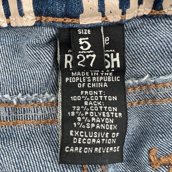 Rewash Vintage Reunion Skinny Distressed Jeans Size 5 (27) Women’s - Picture 6 of 8